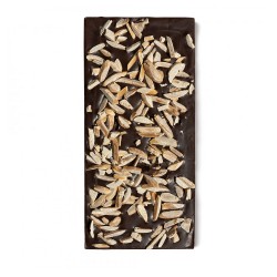 Dark chocolate with almond